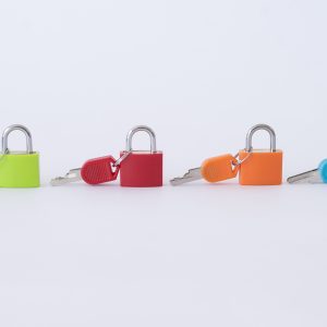 4 piece padlock set – 20mm mini lock with keys | heavy duty security locks for luggage, bags, lockers, cabinets & travel use | rust resistant & durable lock set with 8 keys